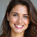 Smiling person, looking healthy and happy